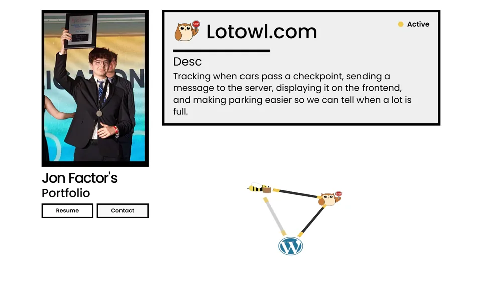 Screenshot of jonfactor.com